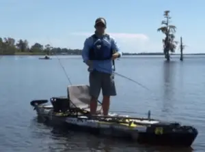 standup kayak fish