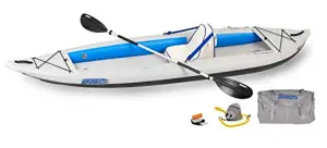 a white sea eagle 385ft Fast Track kayak