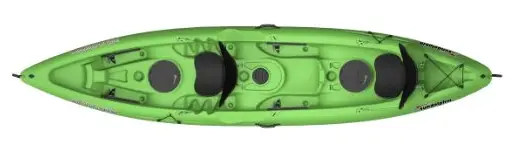 a green sun dolphin 13.5 kayak