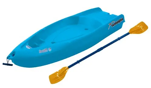 a blue sun dolphin bali 6 kayak