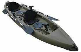 a green bkc 181 kayak