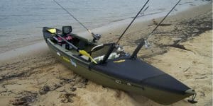 kayak with rod holder