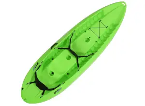 a green lifetime payette kayak