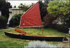 sail on a canoe
