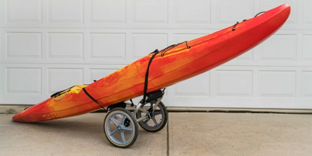 kayak in a cart