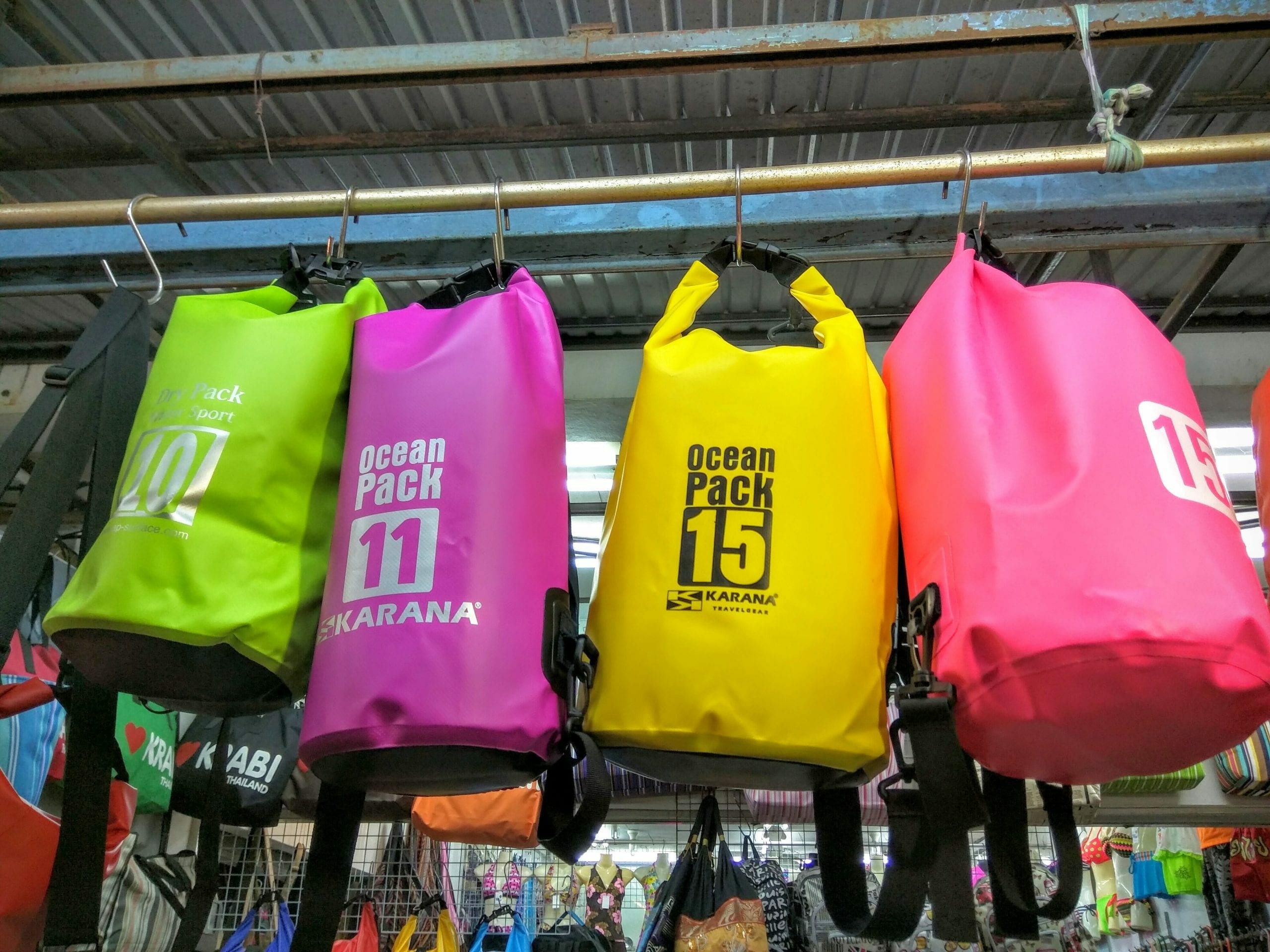 Waterproof bags on sale in Thailand scaled